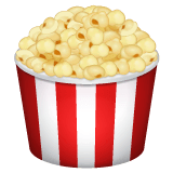 popcorn emoji on WhatsApp